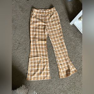 Cider flare pants, pattern, size L, brand new, tag still on